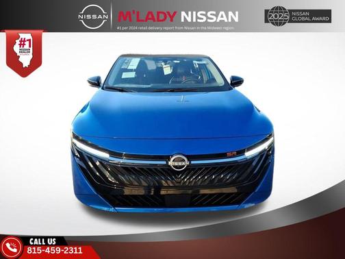 Bluestone Pearl/Super Black 2026 Nissan Sentra SR