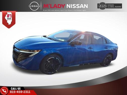 Bluestone Pearl/Super Black 2026 Nissan Sentra SR