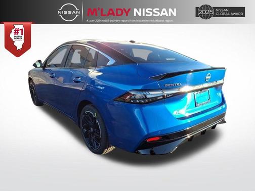 Bluestone Pearl/Super Black 2026 Nissan Sentra SR