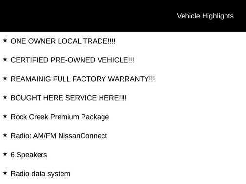 2025 Nissan Rogue Rock Creek