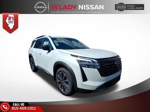 Everest White Pearl Tricoat 2026 Nissan Pathfinder Platinum
