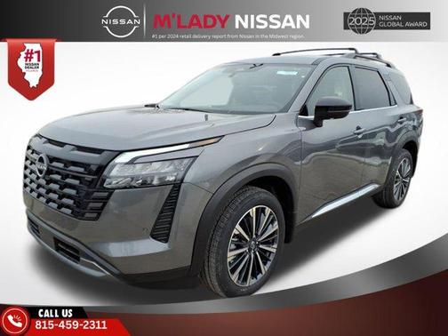 Gun Metallic 2026 Nissan Pathfinder Platinum