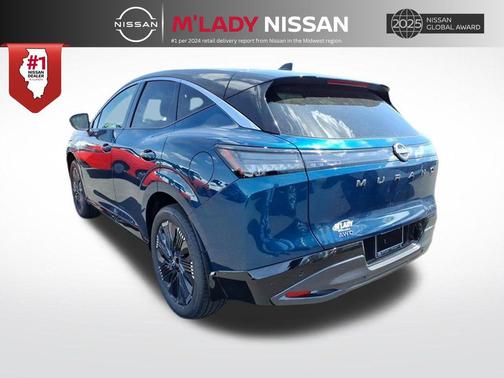 Aurora Blue Pearl Metallic/Super Black 2026 Nissan Murano Platinum