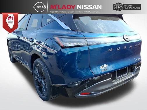 Aurora Blue Pearl Metallic/Super Black 2026 Nissan Murano Platinum