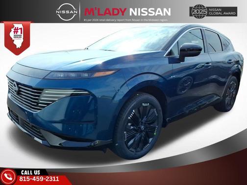 Aurora Blue Pearl Metallic/Super Black 2026 Nissan Murano Platinum