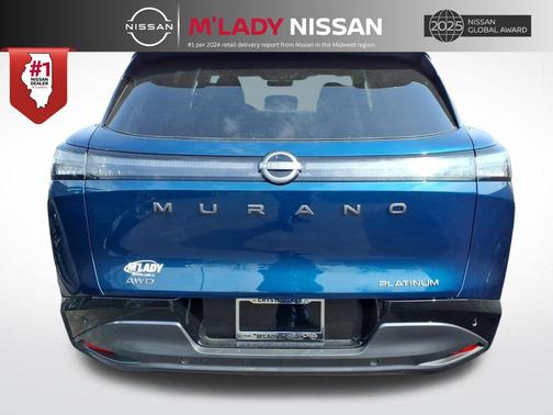 Aurora Blue Pearl Metallic/Super Black 2026 Nissan Murano Platinum