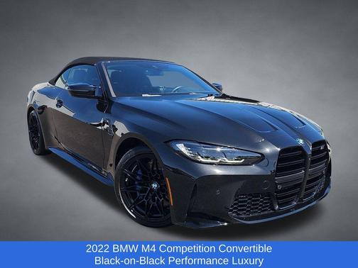 Black Sapphire Metallic 2022 BMW M4 Competition xDrive