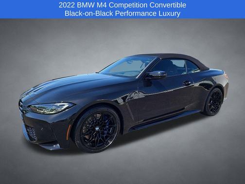 Black Sapphire Metallic 2022 BMW M4 Competition xDrive
