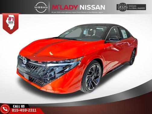 Energetic Ember/Super Black 2026 Nissan Sentra SR