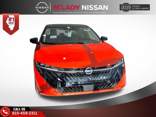 Energetic Ember/Super Black 2026 Nissan Sentra SR