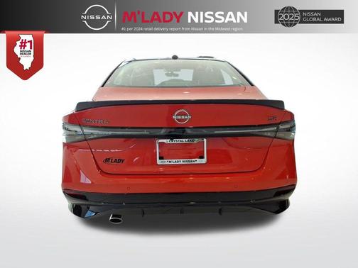 Energetic Ember/Super Black 2026 Nissan Sentra SR