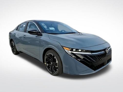 Atlantic Gray Metallic/Super Black 2026 Nissan Sentra SR