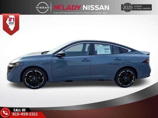 Atlantic Gray Metallic/Super Black 2026 Nissan Sentra SR