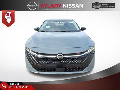 Atlantic Gray Metallic/Super Black 2026 Nissan Sentra SR