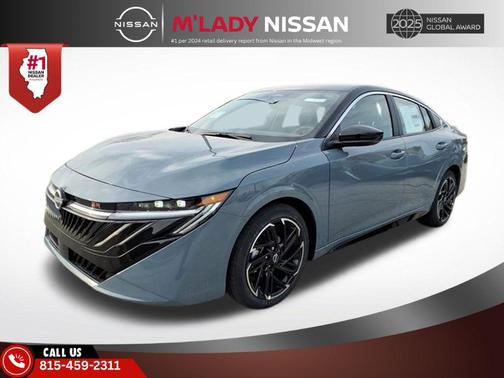 Atlantic Gray Metallic/Super Black 2026 Nissan Sentra SR