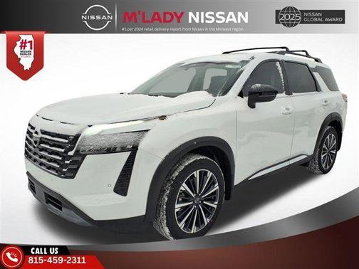 Everest White Pearl Tricoat 2026 Nissan Pathfinder Platinum