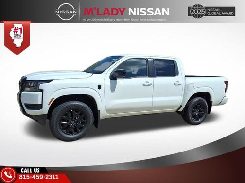 Glacier White 2026 Nissan Frontier SV