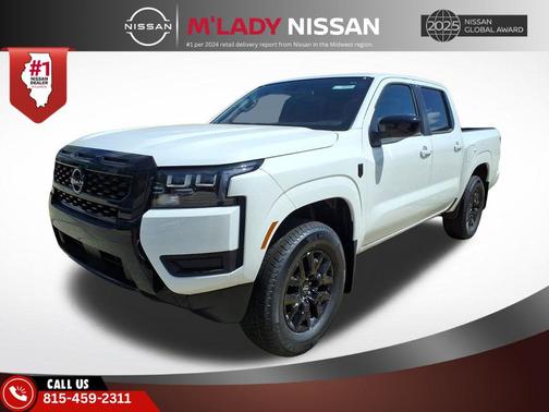 Glacier White 2026 Nissan Frontier SV