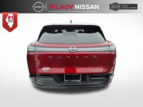 Scarlet Ember Tintcoat/Super Black 2026 Nissan Murano Platinum