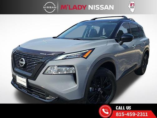 Boulder Gray Pearl/Super Black 2023 Nissan Rogue SV
