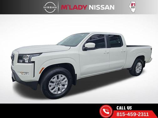 Glacier White 2022 Nissan Frontier SV