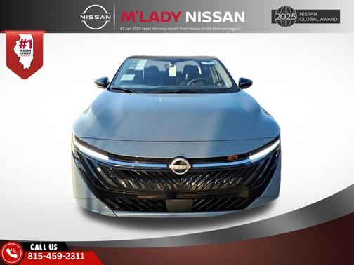 Atlantic Gray Metallic/Super Black 2026 Nissan Sentra SR