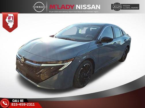 Atlantic Gray Metallic/Super Black 2026 Nissan Sentra SR