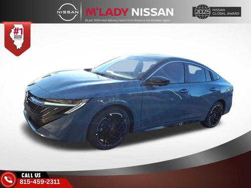 Atlantic Gray Metallic/Super Black 2026 Nissan Sentra SR