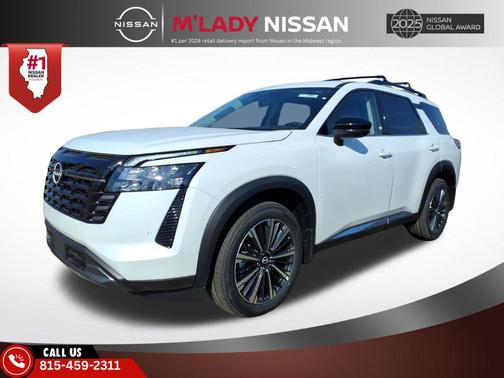 Everest White Pearl Tricoat 2026 Nissan Pathfinder Platinum