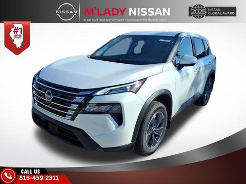 Everest White Pearl Tricoat 2026 Nissan Rogue SV