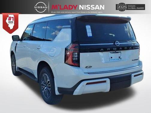 Aspen White Tricoat 2026 Nissan Armada Platinum