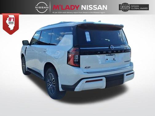 Aspen White Tricoat 2026 Nissan Armada Platinum
