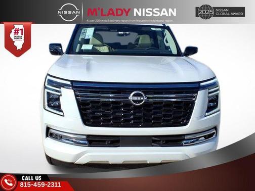Aspen White Tricoat 2026 Nissan Armada Platinum