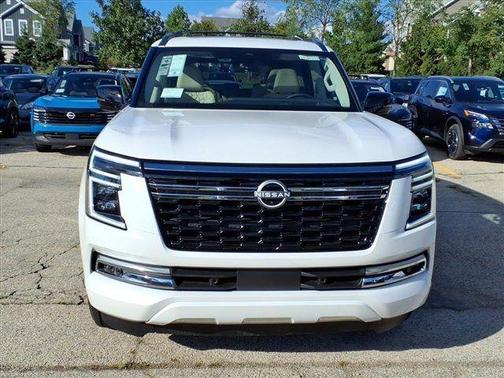 Aspen White Tricoat 2026 Nissan Armada Platinum