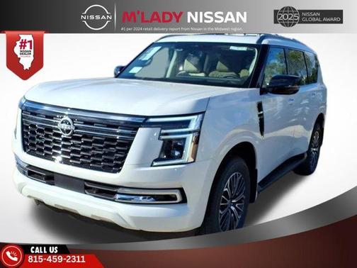 Aspen White Tricoat 2026 Nissan Armada Platinum