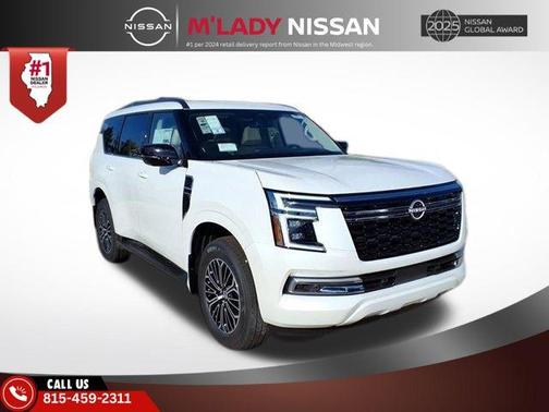 Aspen White Tricoat 2026 Nissan Armada Platinum