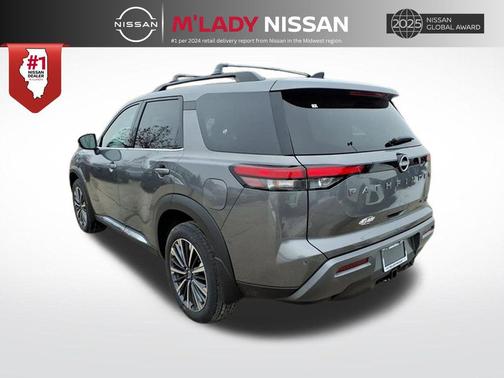 Gun Metallic 2026 Nissan Pathfinder Platinum