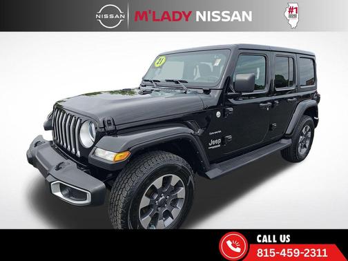 Black 2021 Jeep Wrangler Unlimited Sahara