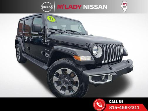 Black 2021 Jeep Wrangler Unlimited Sahara