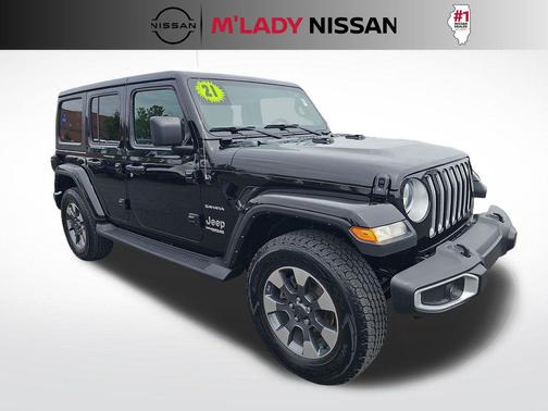 Black 2021 Jeep Wrangler Unlimited Sahara