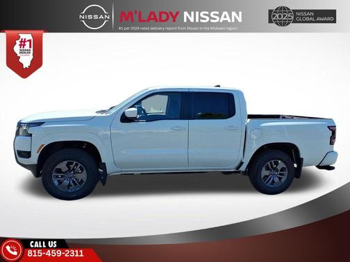 Glacier White 2026 Nissan Frontier SV