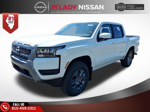 Glacier White 2026 Nissan Frontier SV