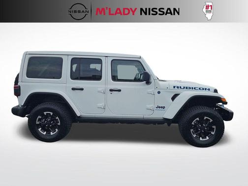 Bright White Clearcoat 2024 Jeep Wrangler 4xe Rubicon X