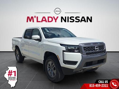 Glacier White 2026 Nissan Frontier SV