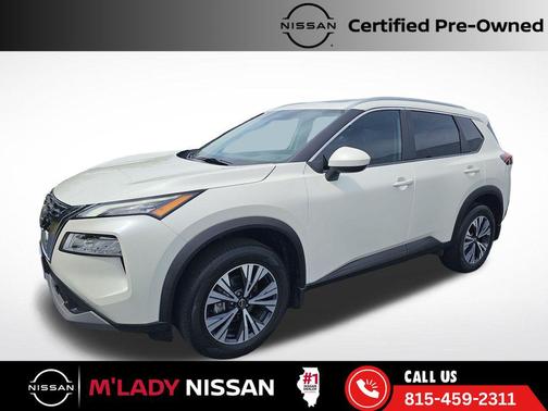 Pearl White Tricoat 2023 Nissan Rogue SV