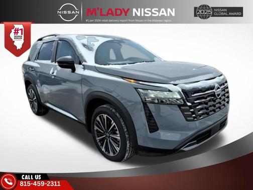 Boulder Gray Pearl 2026 Nissan Pathfinder Platinum