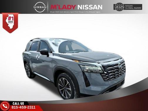 Boulder Gray Pearl 2026 Nissan Pathfinder Platinum
