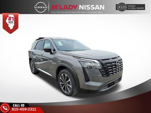 Gun Metallic 2026 Nissan Pathfinder Platinum