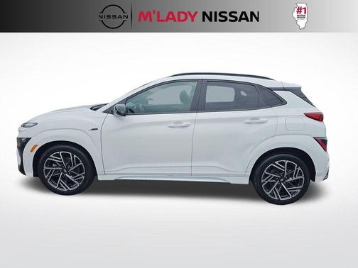 Lunar White 2023 Hyundai KONA N Line