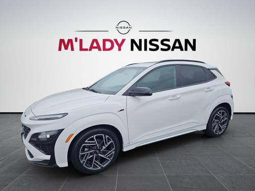 Lunar White 2023 Hyundai KONA N Line